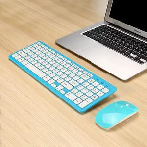 MLD-568 Office Gaming Mute Wireless Mouse Keyboard Set MLD-568 Blue (Blue) Black