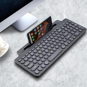2.4G Bluetooth Wireless Keyboard With Card Slot Bracket No Touchpad, Size:No Touchpad