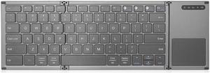 B066S Multi-function Ultra-thin Mini Wireless Three Fold Bluetooth Keyboard