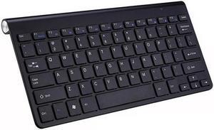 USB External Notebook Desktop Computer Universal Mini Wireless Keyboard Mouse, Style:Keyboard Keyboard (Black )