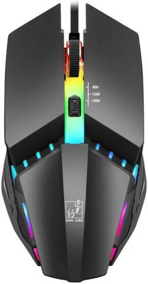 ZGB K3 USB RGB Streamer Wired Gaming Mouse(Black)