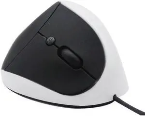JSY-05 6 Keys Wired Vertical Mouse Ergonomics Brace Optical Mouse (White)