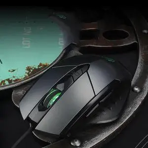 Inphic PW1 Game Mute Macro Definition Illuminated Wired Mouse, Cable Length: 1.5m Mute Titanium Gray Game Version (Titanium Gray Game Version)