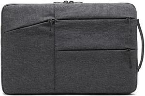 Zipper Type Polyester Business Laptop Liner Bag, Size: 13.3 Inch 13.3 Inch (Dark Gray)