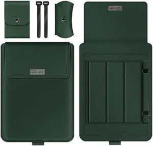 A2 4 in 1 Computer Bracket Liner Bag Storage Bag, Size:15 inch 15 inch (Green)