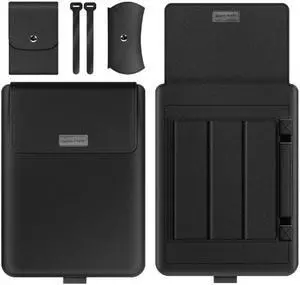 A2 4 in 1 Computer Bracket Liner Bag Storage Bag, Size:13/14 inch 13/14 inch (Black)