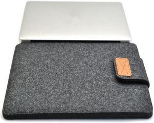 Vertical Felt Laptop Bag Tablet Sleeve Bag, Size: 14 Inch 14 Inch (Dark Gray)