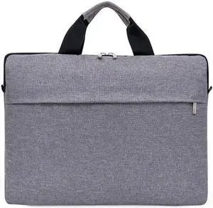 Portable Notebook Bag Multifunctional Waterproof and Wear-Resistant Single Shoulder Computer Bag, Size: 14 inch, Size:14 inch (Gray)