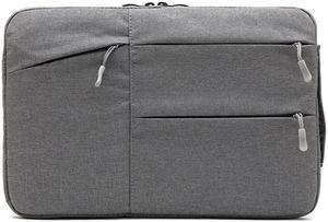 Zipper Type Polyester Business Laptop Liner Bag, Size: 13.3 Inch 13.3 Inch (Light Grey)