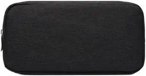 Multi-functional Headphone Charger Data Cable Storage Bag Power Pack, Size: L, 23 x 11.5 x 5.5cm (Black)