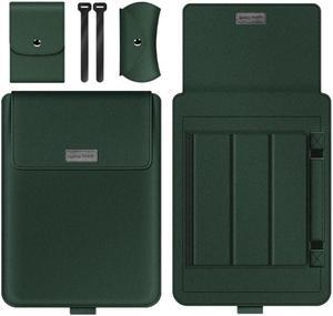 A2 4 in 1 Computer Bracket Liner Bag Storage Bag, Size:13/14 inch 13/14 inch (Green)