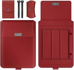 A2 4 in 1 Computer Bracket Liner Bag Storage Bag, Size:13/14 inch 13/14 inch (Red)