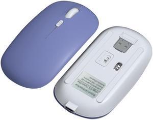 FOREV FVW312 1600dpi Bluetooth 2.4G Wireless Dual Mode Mouse Bluetooth + 2.4G(Purple) (Purple)