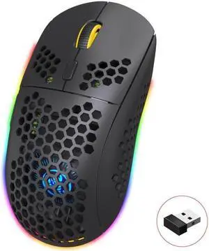 HXSJ T90 RGB Light Three-mode Wireless Gaming Mouse