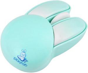 MOFii M6 Rabbit Shape 2.4G Wireless Mute Mouse (Blue) Black