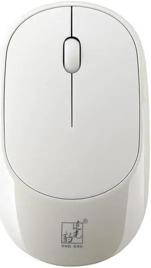 ZGB 360 2.4G Computer Laptop Wireless Chargeable Mini Mouse 1000dpi(White)
