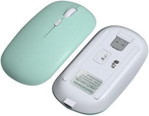 FOREV FVW312 1600dpi Bluetooth 2.4G Wireless Dual Mode Mouse Bluetooth + 2.4G(Mint Green) (Mint Green)