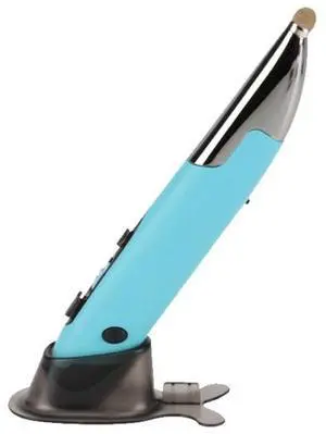 PR-A19 2.4GHz Wireless Charging Bluetooth Mouse Pen Type Shining Quiet Mouse(Blue)
