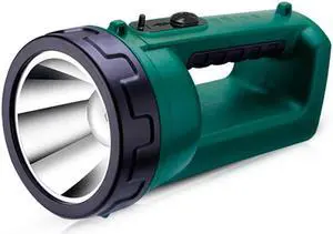 YAGE H103 Strong Light Long Shot LED Searchlight Outdoor Rechargeable High Power Emergency Flashlight (Black Green)