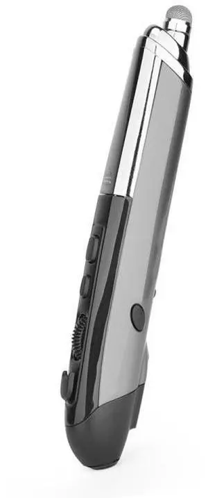 PR-08 6-keys Smart Wireless Optical Mouse with Stylus Pen & Laser Function (Grey)