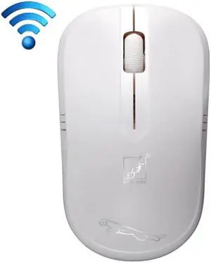 ZGB 101B 2.4GHz 1600 DPI Professional Commercial Wireless Optical Mouse Mute Silent Click Mini Noiseless Mice for Laptop, PC, Wireless Distance: 30m(White)