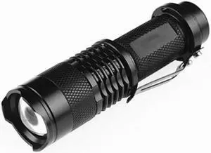 SK98 LED Focus Flashlight, 3 Mode, XM-L T6 LED, Luminous Flux: 1000lm, Length: 9.2cm(White Light)