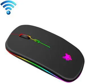 XUNSVFOX XYH50 4 Keys USB Charging Business Office Wireless Light Mouse (Black)