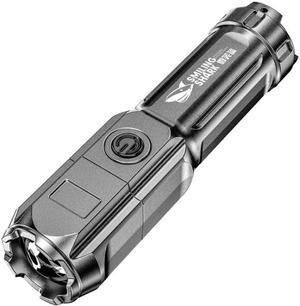 SMILING SHARK 622A Telescopic Focusing Three-gear Bright LED Flashlight