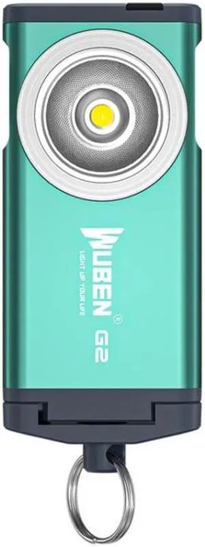 WUBEN G2 Strong Light LED Flashlight USB Outdoor Campers And Household Super Bright Key Chain Light, Size:WUBEN G2 Green (Green)