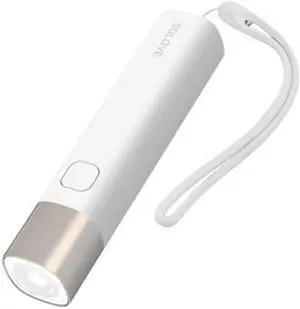 Original Xiaomi Youpin SOLOVE LED Flashlight 3000mAh USB Multi-function Portable Lighting (White)