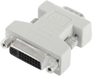 DVI-I 24 + 5 Pin Female to VGA 15 Pin Male Converter Adapter