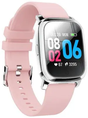 CV06 1.3 inch TFT Color Screen TPU Watch Band Smart Bracelet, Support Call Reminder/ Heart Rate Monitoring /Blood Pressure Monitoring/ Sleep Monitoring/Blood Oxygen Monitoring (Pink)