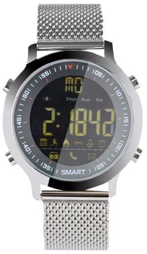 EX18 Smart Sports Watch FSTN Full View Screen Luminous Dial High Tensile TPU Strap, Support Steps Counting / Burned Calory / Calendar Date / Bluetooth 4.0 / Incoming Call Reminder / Low Batt