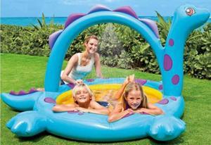 Inflatable Swimming Pool for Kids, Dinosaur Pool Toys, Size 	229×165×117CM, Kiddie Pool