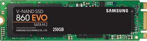 SAMSUNG 860 EVO Series M.2 2280 250GB SATA III 3D NAND Internal Solid State Drive (SSD) MZ-N6E250BW
