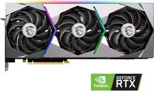 MSI Suprim GeForce RTX 3090 24GB GDDR6X PCI Express 4.0 Video Card RTX 3090 SUPRIM 24G