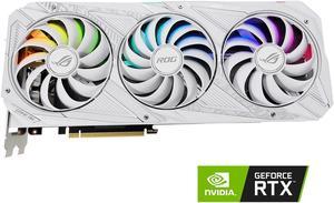 ASUS ROG STRIX GeForce RTX 3080 10GB GDDR6X PCI Express 4.0 x16 ATX Video Card ROG-STRIX-RTX3080-O10G-WHITE-V2 (LHR)