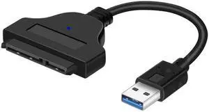 USB 3.0 to SATA Cable Adapter  Cable 22pin SATAIII SATA3.0 USB3.0 to SATA 3 Adapters ASM1053e Chip for 2.5" SATA HDD SSD