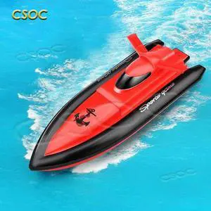 RC Boat 2.4G Remote Control Speed Boat Children's Toy Boat Model Speed Electric Water Small Speed Boat Toy Gift for Kids