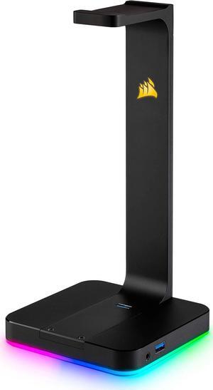 CORSAIR - Gaming ST100 RGB Premium Headset Stand - Black, CA-9011167-NA