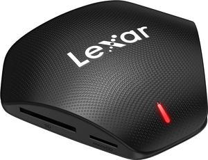 Lexar Professional Multi-Card 3-in-1 USB 3.1 Reader Supports SD microSD and CF Cards (LRW500URBNA)