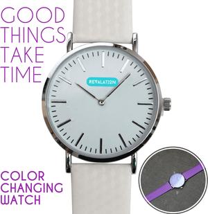 Color Changing Watch Sun Powered Light Powered USA Brand Comfortable & Fashionable
