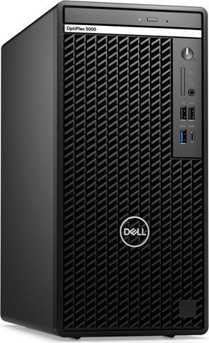 Dell Optiplex 5000 5000 MT Mini Tower Desktop (2022) | Core i5 - 2TB HDD + 1TB HDD - 16GB RAM - RX 640 | 6 Cores @ 4.4 GHz