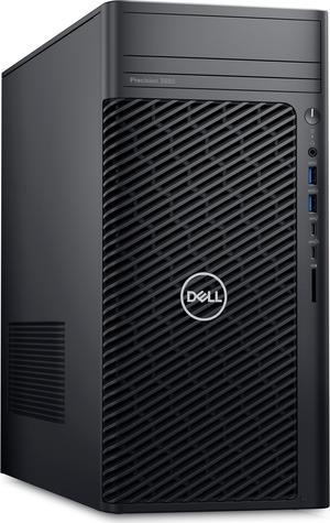 Dell Precision T3680 Workstation Desktop (2024) | Core i5 - 14500 - 512GB SSD Hard Drive - 16GB RAM - Nvidia RTX T1000 | 14 cores @ 5 GHz - 4GB GDDR6 Win 11 Pro Black