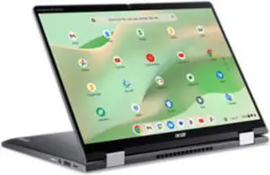 Acer Chromebook Spin 14 CP714-2WN 2-in-1 Laptop (2023) Touch | 14" 1920x1080 FHD | Core i3 - 1315U - 128GB SSD Hard Drive - 4GB RAM | 6 cores @ 4.5 GHz Chrome OS Black