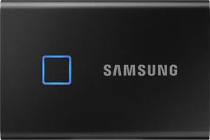 Samsung - T7 Touch 1TB External USB 3.2 Gen 2 Portable SSD with Hardware Encr...