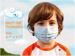 Kids Mask Disposable Face Mask Anti Dust Mask Children 50 Pcs