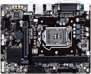 GIGABYTE GA-H110M-DS2 LGA 1151 Intel H110 SATA 6Gb/s USB 3.0 Micro ATX Intel Motherboard