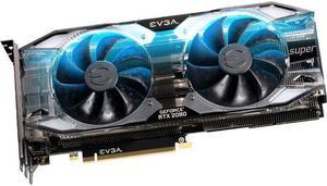 Refurbished EVGA GeForce RTX 2080 SUPER XC ULTRA GAMING Video Card 08GP43183KR 8GB GDDR6 RGB LED Metal Backplate