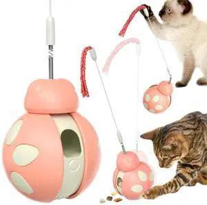 Cat Play Toy Ball Treat Dispenser Tumbler Beetle Interactive Kitty Toy Cat Feed Ball Cat Teaser Toy Sliding Cat Play Toy Ball Treat Dispenser Tumbler Beetle Interactive Kitty Toy Cat Feed Ball Cat Teaser Toy Sliding